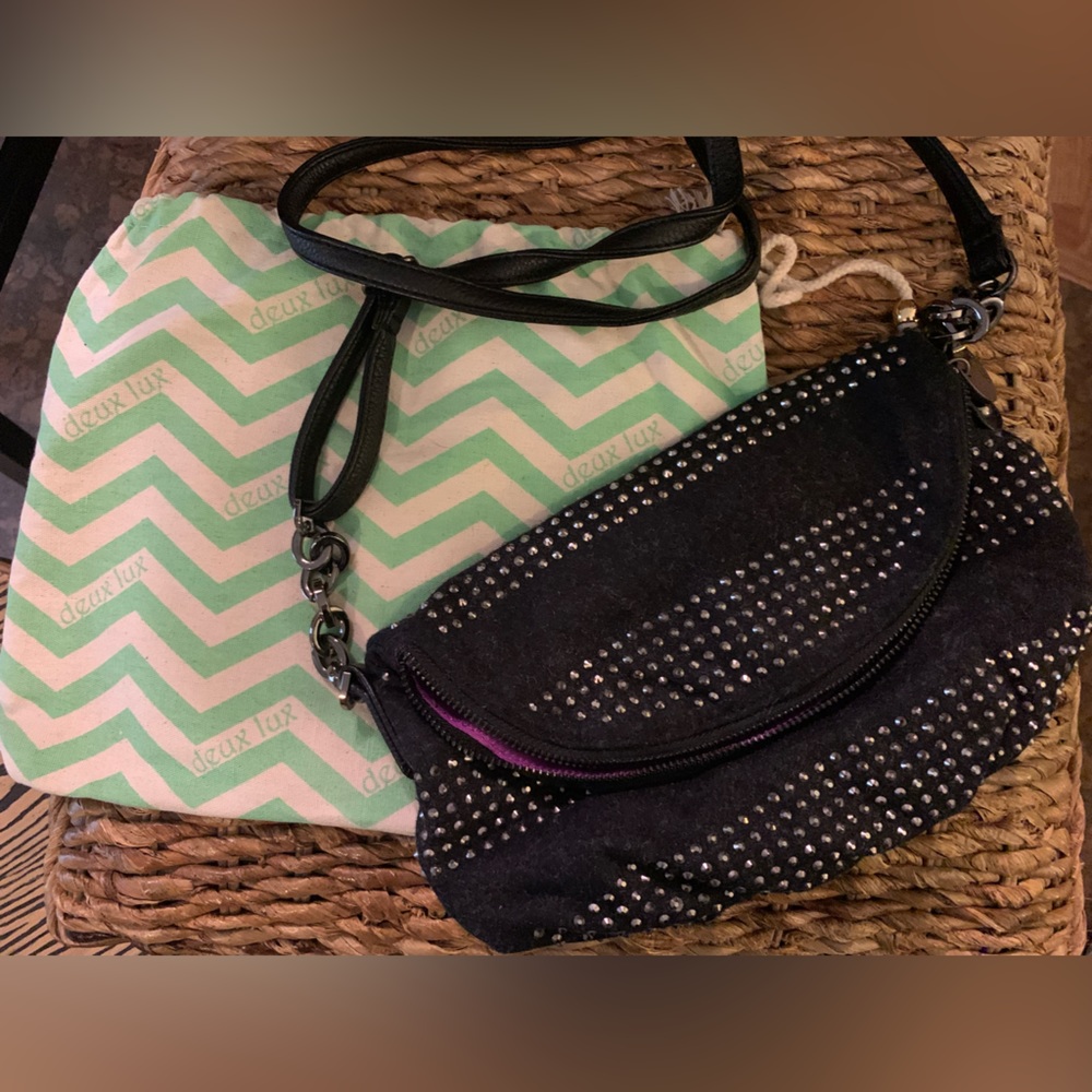 Deux Lux Studded Crossbody Purse